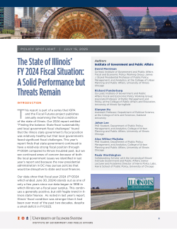 The State of Illinois’ FY 2024 Fiscal Situation: A Solid Performance but Threats Remain