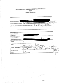 Professional noticing of learners' mathematical thinking as a feature of lesson study