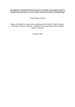 Immune cell subsets and cytokine levels in peripheral blood between healthy donors and triple-negative breast cancer (TNBC) patients and in patients before and after the first phase of chemotherapy