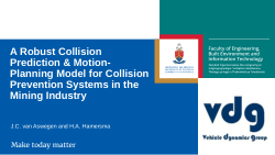 Collision prevention systems in the mining industry