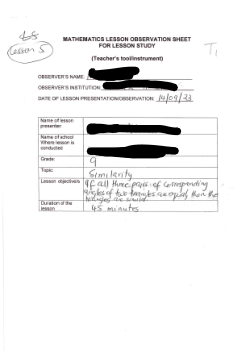 Teachers' learning through post-lesson reflection in Lesson Study, how they conduct post-lesson reflection, and how do they develop and improve themselves professionally within Lesson Study