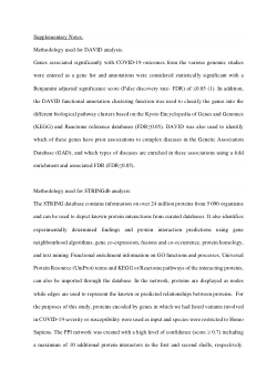 Analysis of the secondary African genomic data to identify allele frequencies in genetic determinants associated with varying outcomes of COVID-19 in other population groups