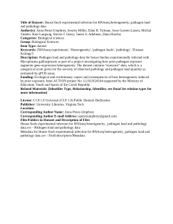 House finch experimental infection for RNAseq heterogeneity; pathogen load and pathology data