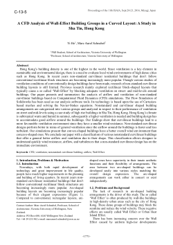 A CFD Analysis of Wall-Effect Building Groups in a Curved Layout: A Study in Sha Tin, Hong Kong