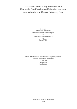 Directional Statistics, Bayesian Methods of Earthquake Focal Mechanism Estimation, and Their Application to New Zealand Seismicity Data