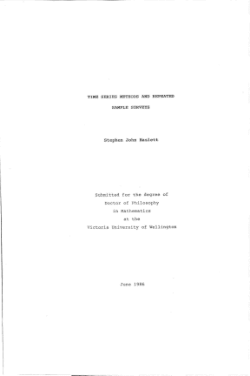 Time Series Methods and Repeated Sample Surveys