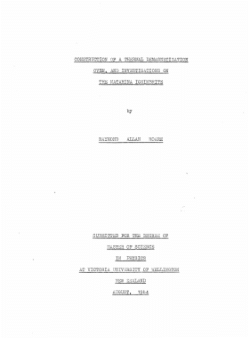 Construction of a thermal demagnetization oven, and investigations on the Matahina ignimbrite