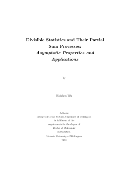 Divisible Statistics and Their Partial Sum Processes: Asymptotic Properties and Applications