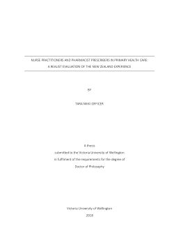 Nurse practitioners and pharmacist prescribers in primary health care: A realist evaluation of the New Zealand experience