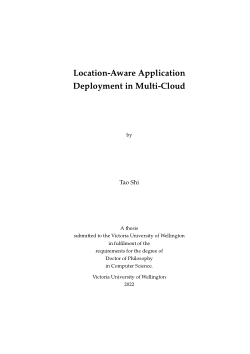 Location-Aware Application Deployment in Multi-Cloud