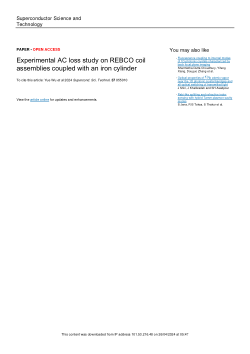 Experimental AC loss study on REBCO coil assemblies coupled with an iron cylinder