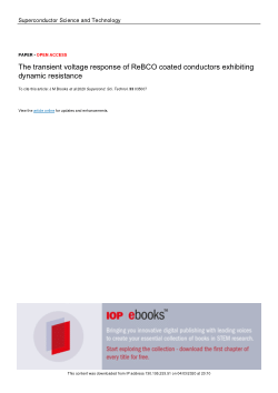 The transient voltage response of ReBCO coated conductors exhibiting dynamic resistance