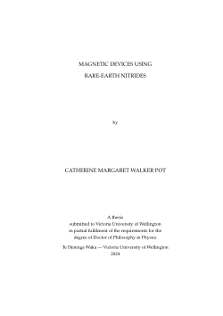Magnetic Devices Using Rare-Earth Nitrides