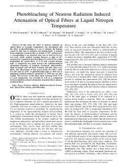 Photobleaching of Neutron Radiation Induced Attenuation of Optical Fibers at Liquid Nitrogen Temperature