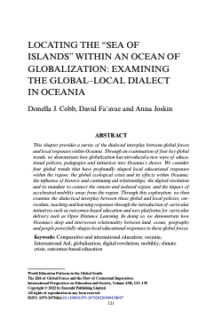 LOCATING THE “SEA OF ISLANDS” WITHIN AN OCEAN OF GLOBALIZATION: EXAMINING THE GLOBAL–LOCAL DIALECT IN OCEANIA