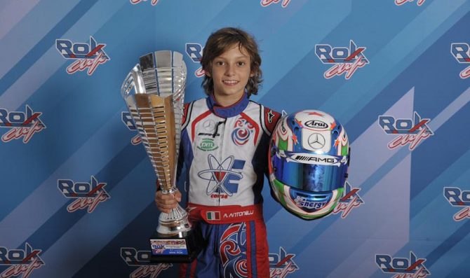 Antonelli in OKJ con Rosberg Racing