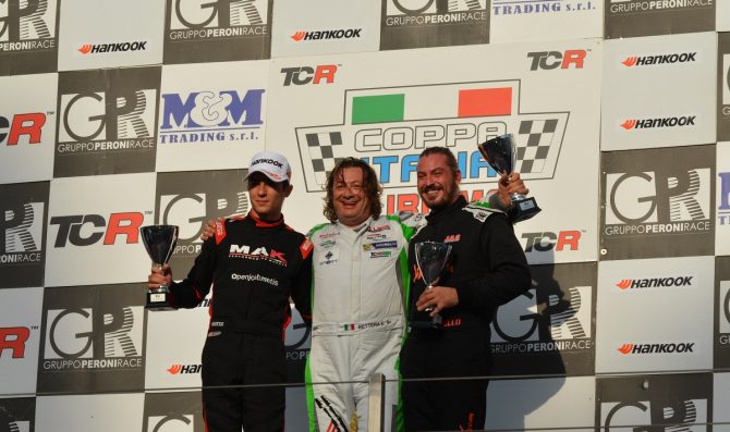 Aiello due volte sul podio di Vallelunga