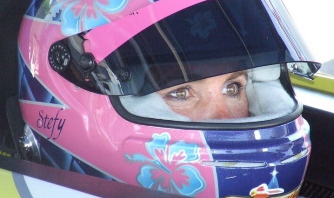 Stefania Grassetto al via della smart e-cup a Magione