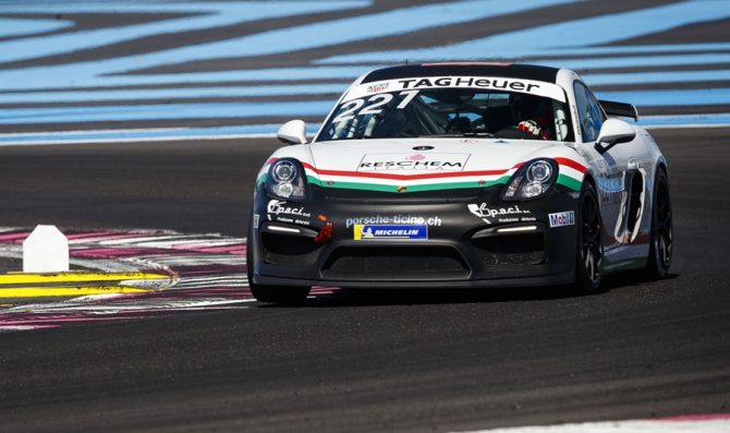 La Cram con la Porsche in GT4