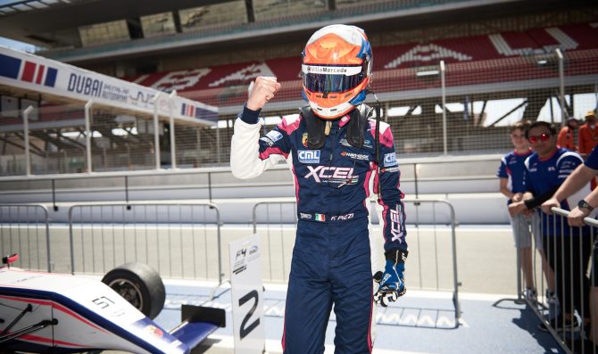 Pizzi campione, dominio italiano nella F4 UAE