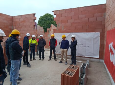 Visite au chantier de Tournai