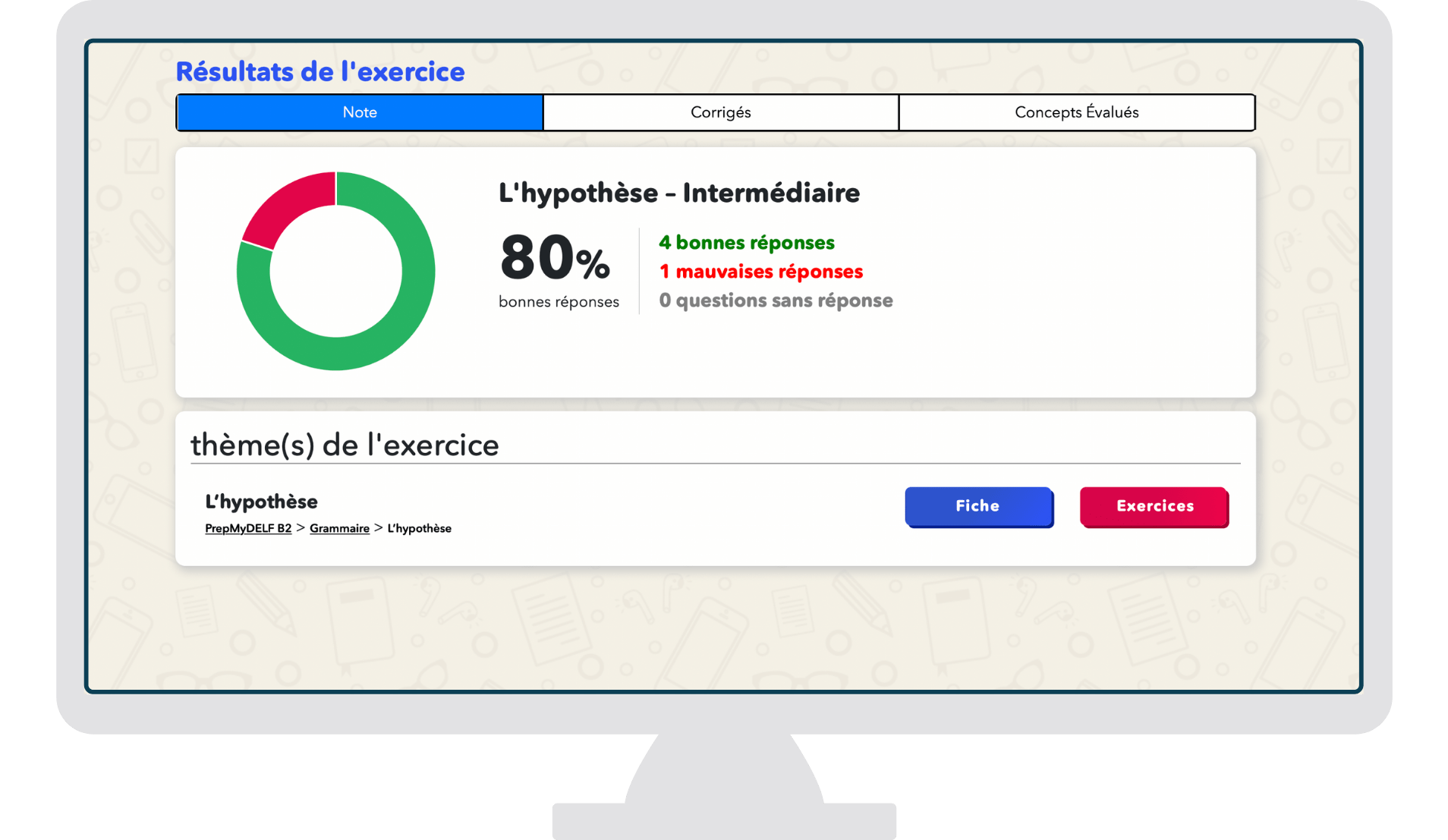prep exercice