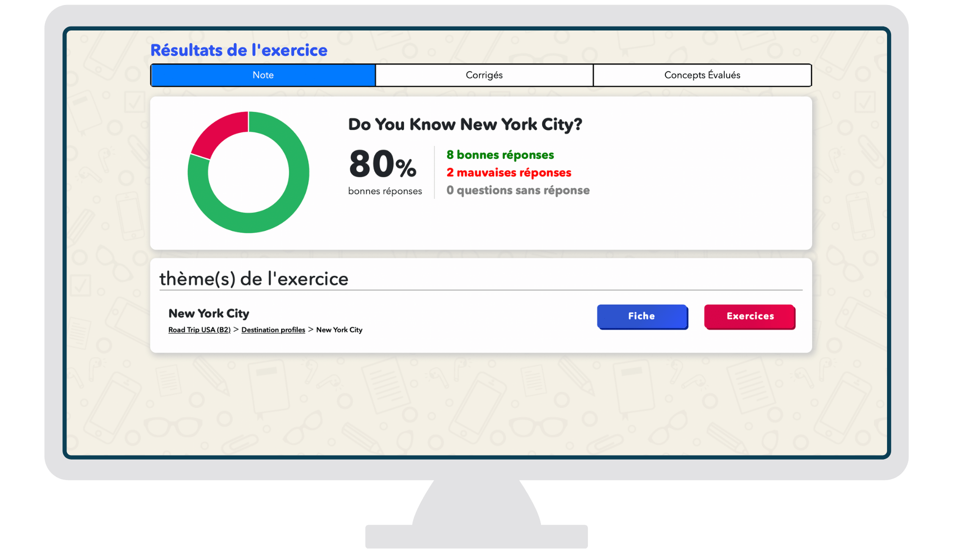 Évaluation des acquis