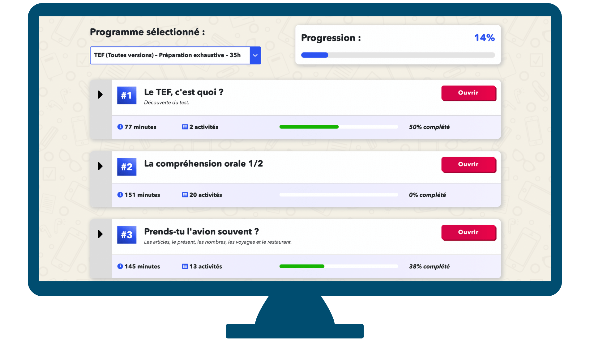 prep exercice