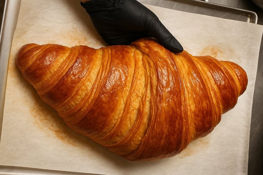 Croissant géant et latte XXL：巴黎来了！巨型可颂与巨杯拿铁，等你来挑战最巴黎的咖啡时光！