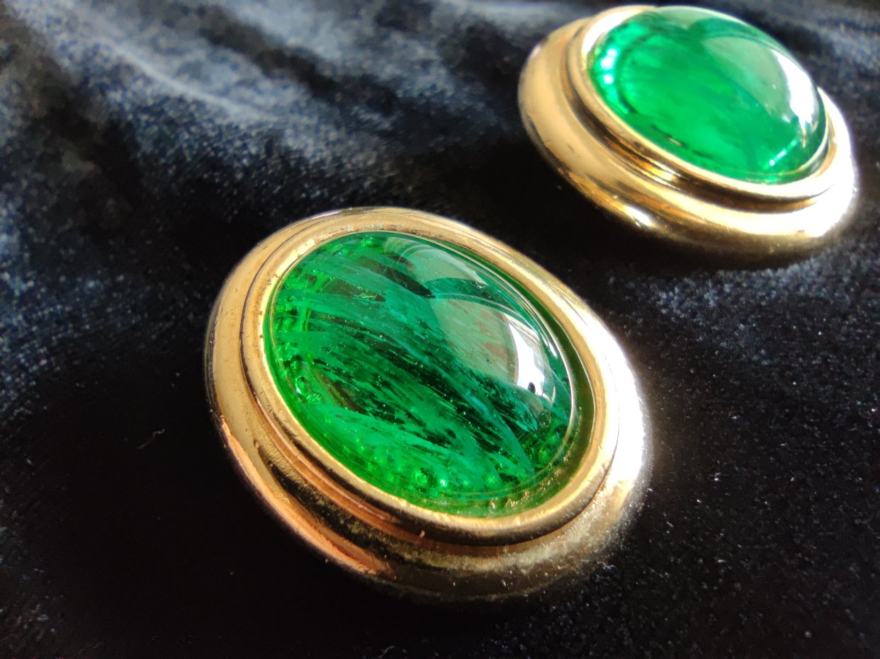 David Grau 中古玻璃耳夹 45€/35€/65€