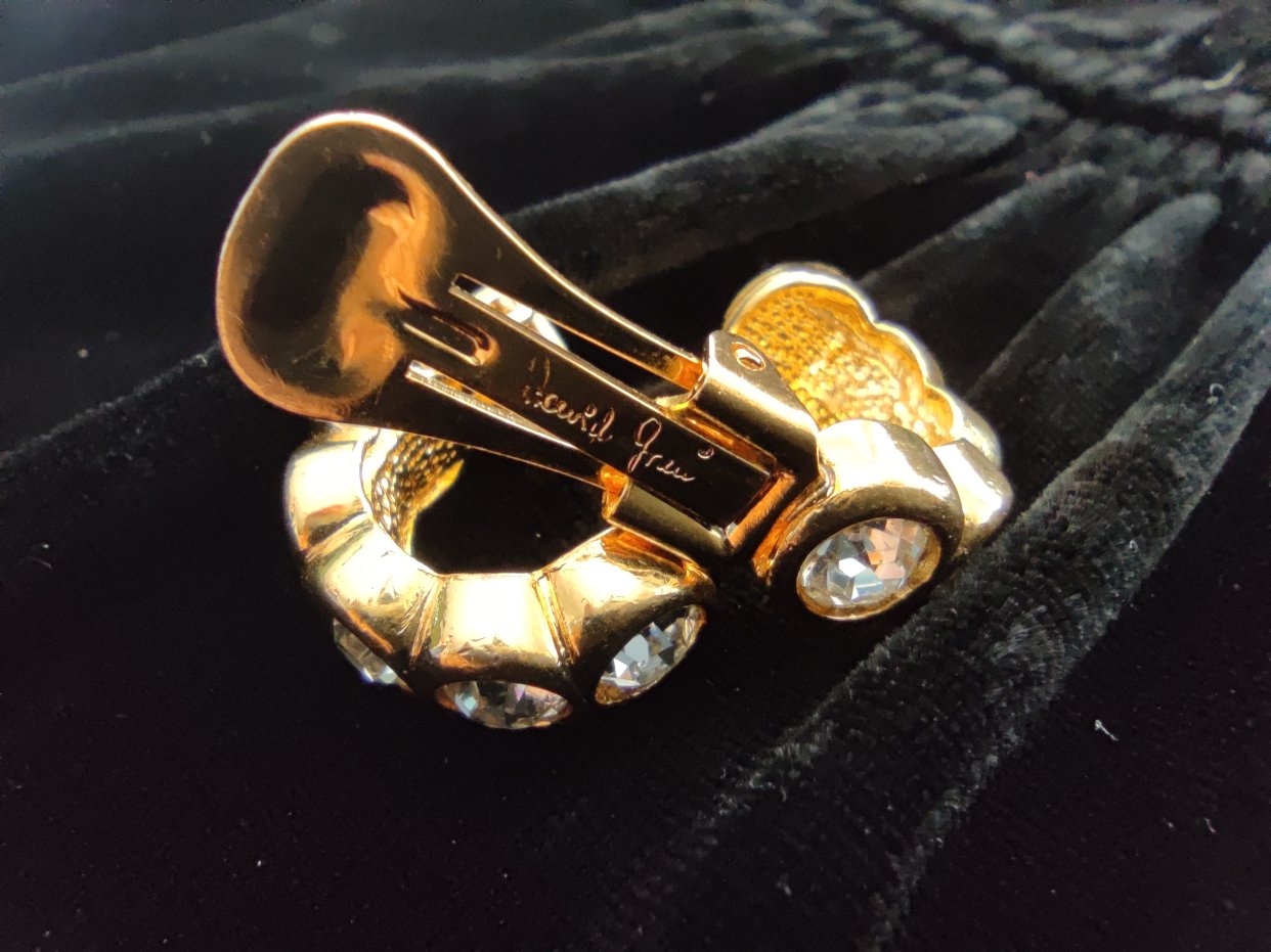 David Grau 中古玻璃耳夹 45€/35€/65€