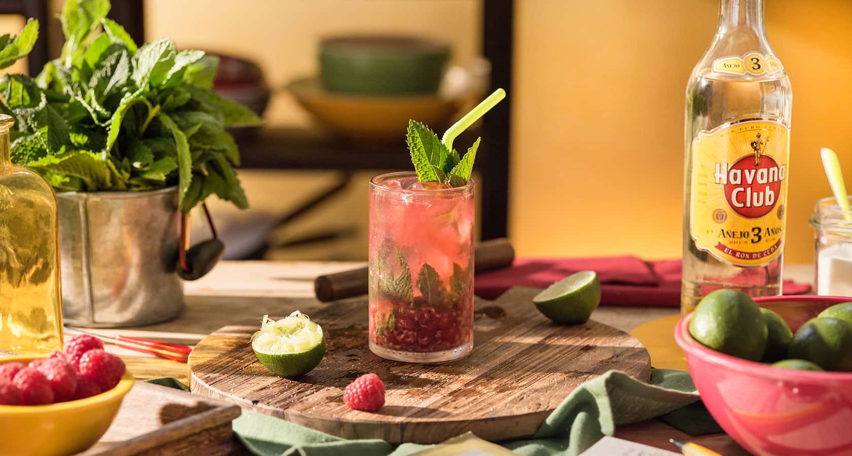 Himbeer Mojito Cocktailrezept | Havana Club