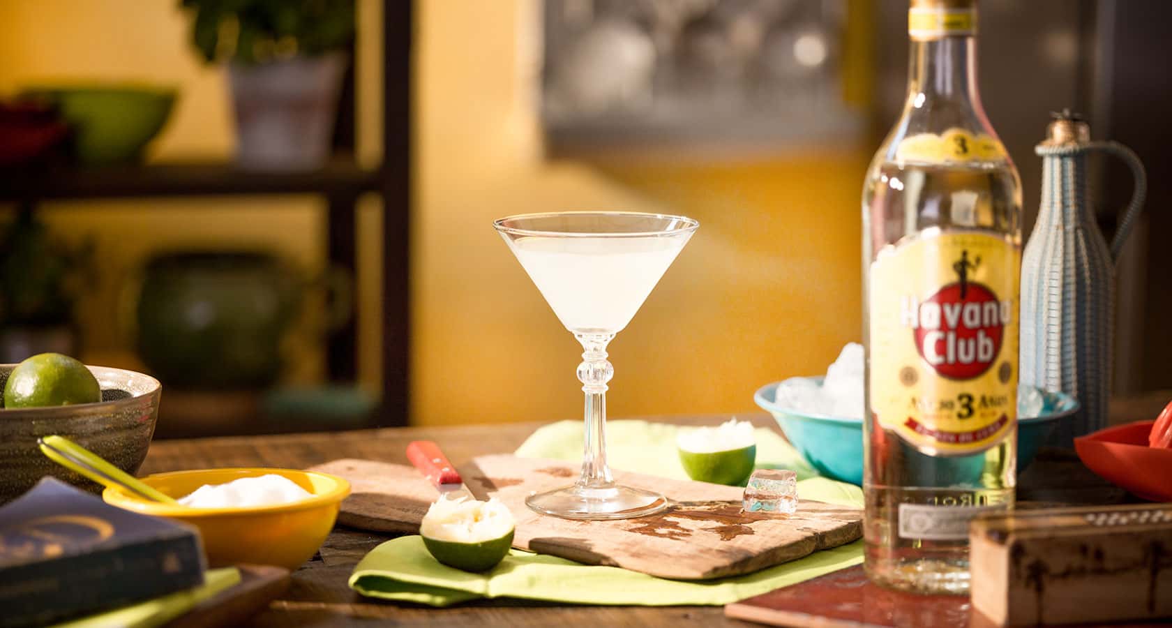 Receta de daiquiri clásico Cócteles de ron Havana Club