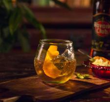 Rum old fashioned Cocktail recipe Havana club