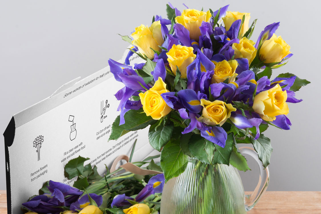 with plus ... Say Letterbox Flowers. £6 delivery free it off