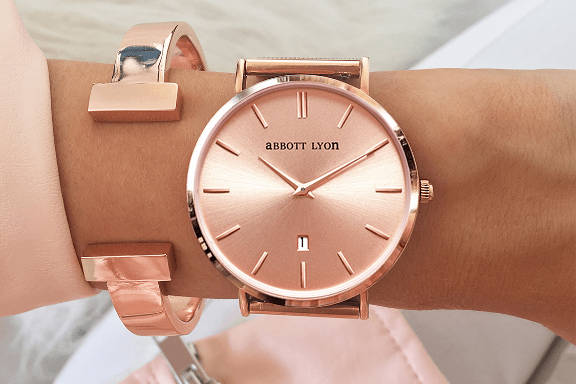 abbott lyon rose gold