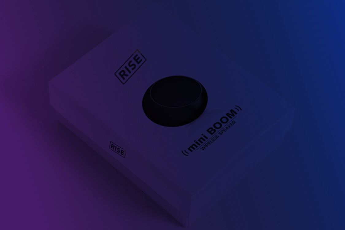 rise mini boom wireless speaker