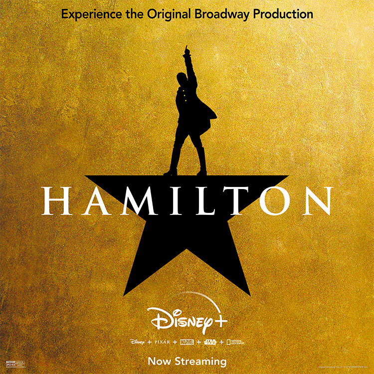 Photograph: poster of Hamilton film