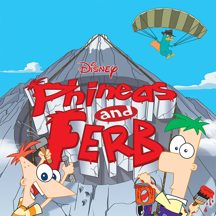 Photograph: Phineas and Ferb cartoon