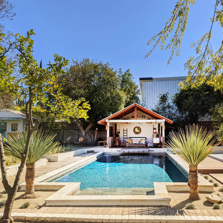Photograph: Holiday home in the sun with a swimming pool