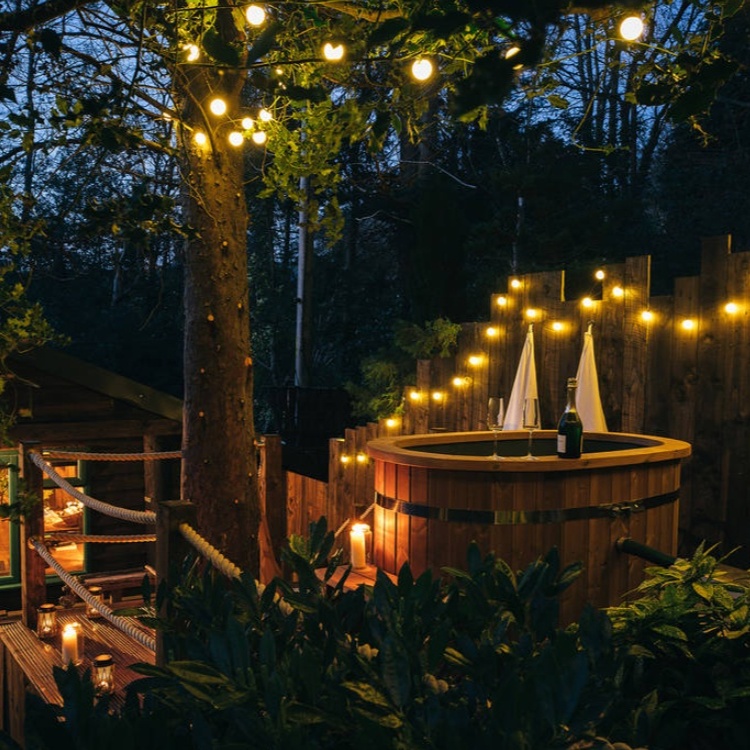 Photograph: Treehouse cabin