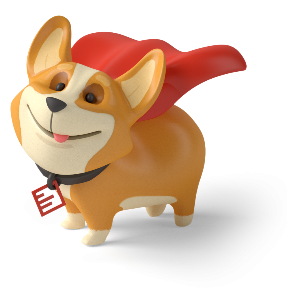 Pixel, the super hero dog of data