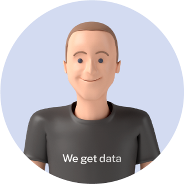 Supermetrics Andy 3D character