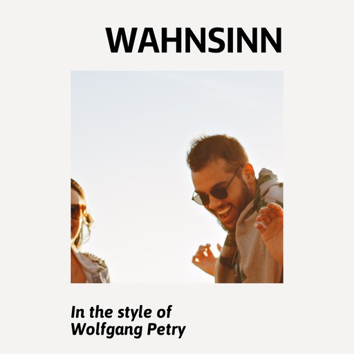 Wahnsinn – Wolfgang Petry (Albumcover, Karaoke auf Singa)