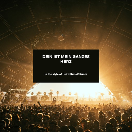 Dein ist mein ganzes Herz – Heinz Rudolf Kunze (Albumcover, Karaoke auf Singa)