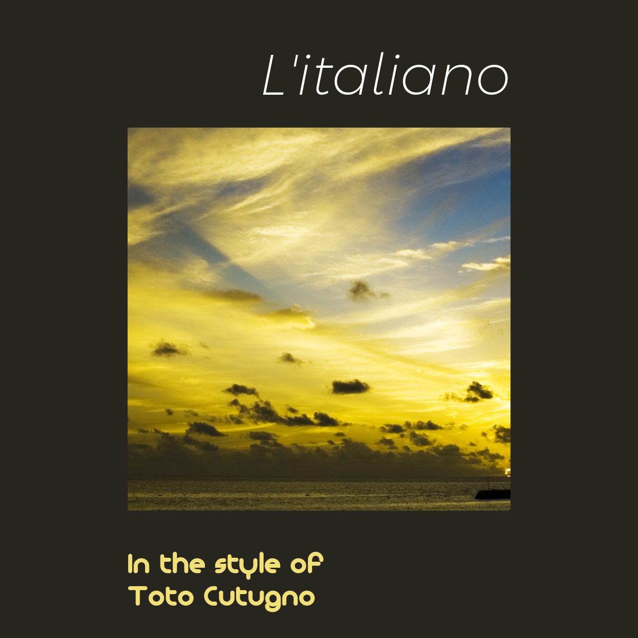 L'italiano karaoke cover