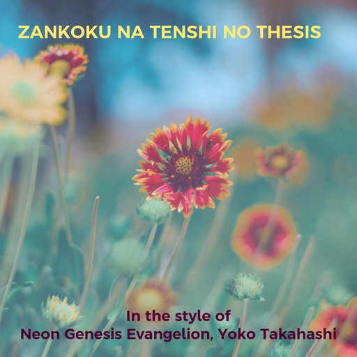 #1 Zankoku na Tenshi no Thesis – Yoko Takahashi, Neon Genesis Evangelion (album cover, karaoke on Singa)