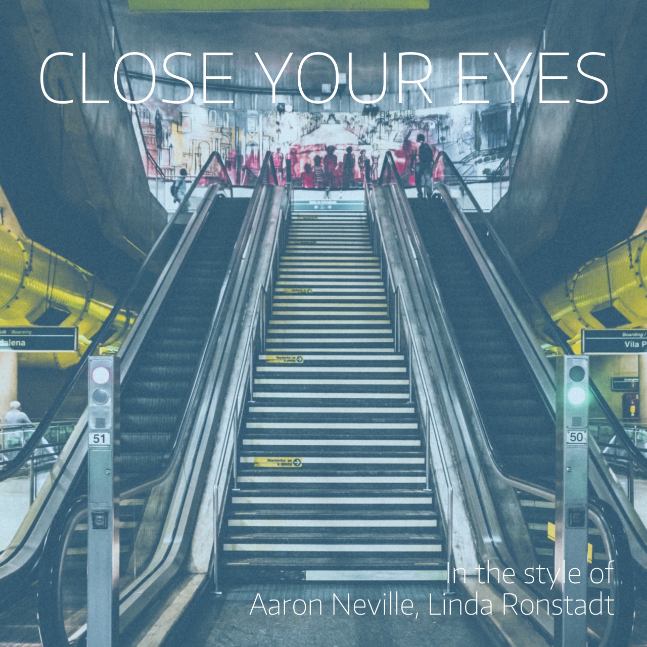 Aaron Neville, Linda Ronstadt - Close Your Eyes Karaoke | Singa