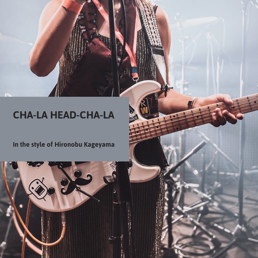Cha-La Head-Cha-La – Hironobu Kageyama (album cover, karaoke on Singa)