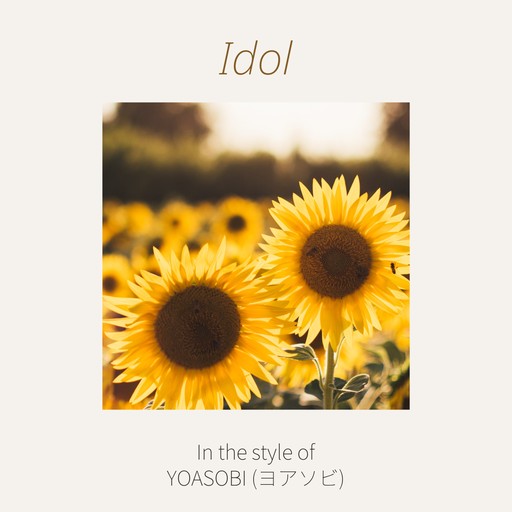 Idol – YOASOBI (album cover, karaoke on Singa)